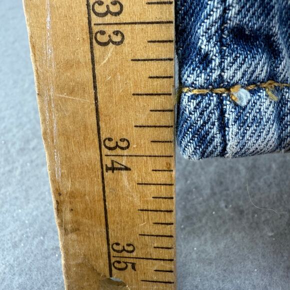 Lucky Legend Jeans Women's 18/34R Blue Easy Rider Boot Peace Sign Patch NWT - Picture 16 of 16